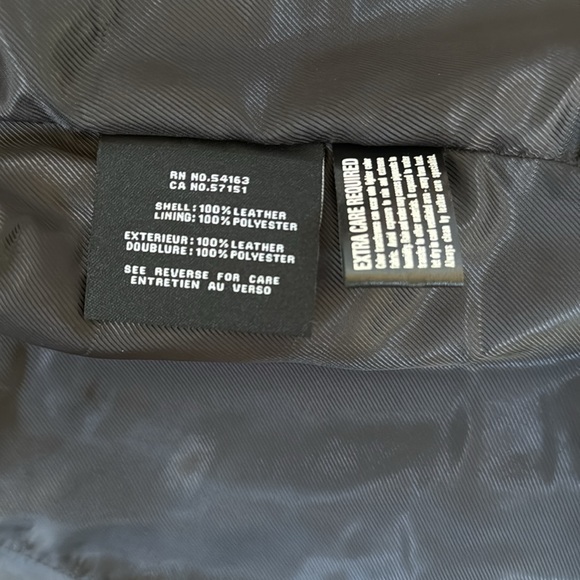 Cole Haan Women’s Wing Collar Leather Jacket - Picture 15 of 16